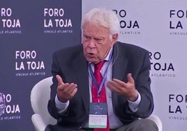 El expresidente del Gobierno, Felipe González.