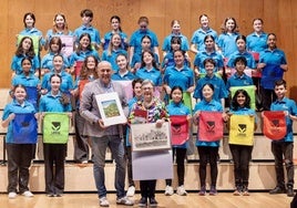 El coro infantil australiano, en el conservatorio municipal.