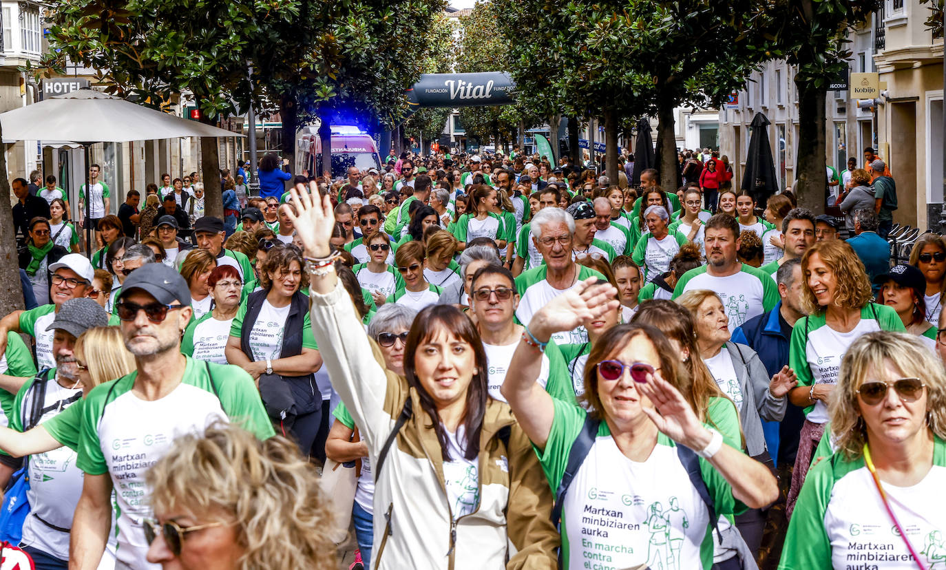 La marcha contra el cáncer, en imágenes