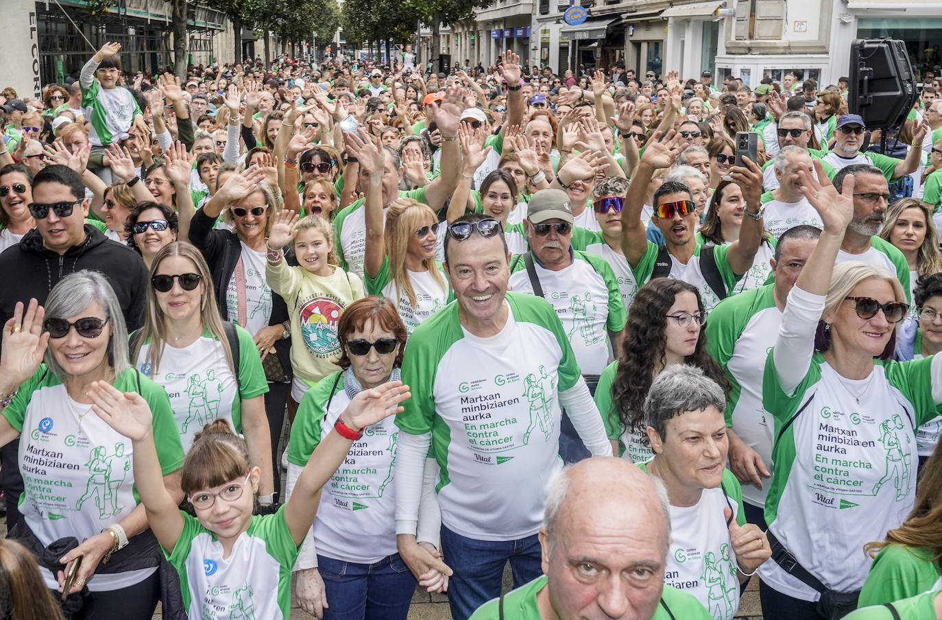 La marcha contra el cáncer, en imágenes