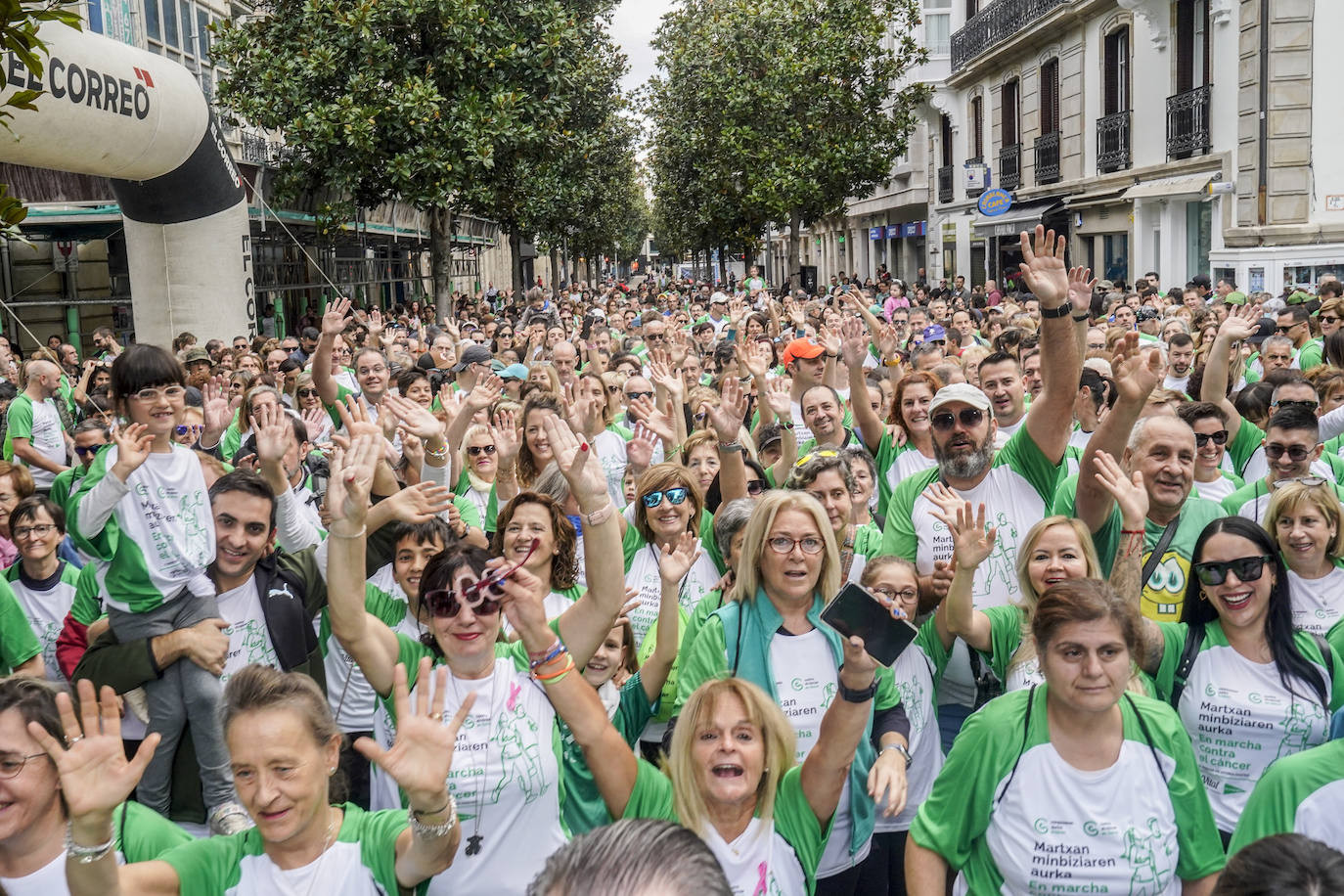 La marcha contra el cáncer, en imágenes