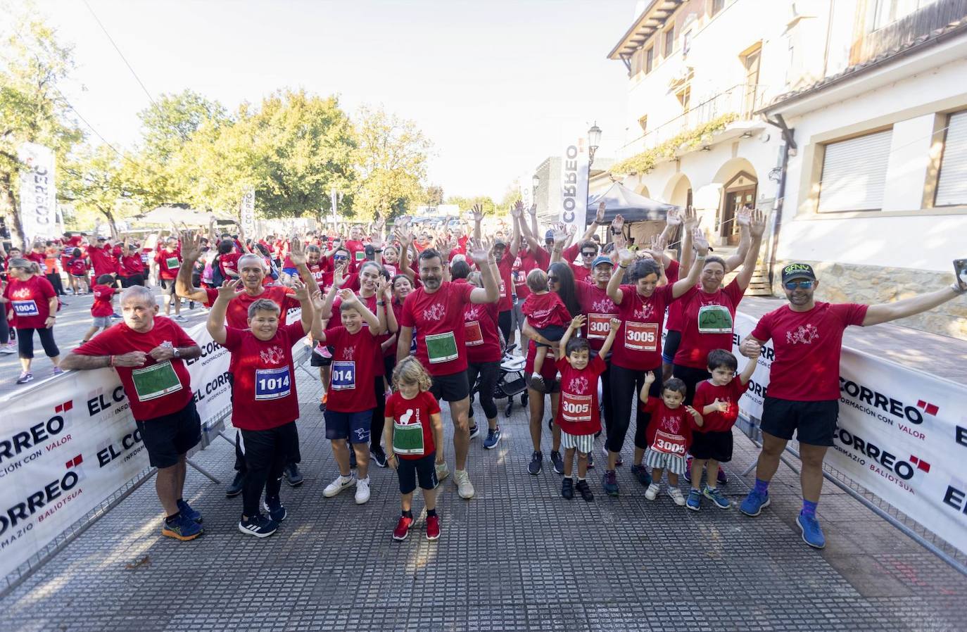 La Carrera Familiar Solidaria de Loiu en imágenes