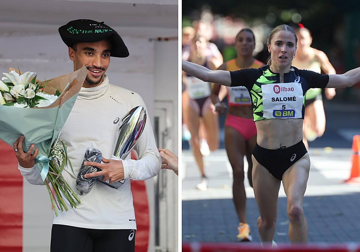 Nader y Afonso se imponen en la Milla de Bilbao