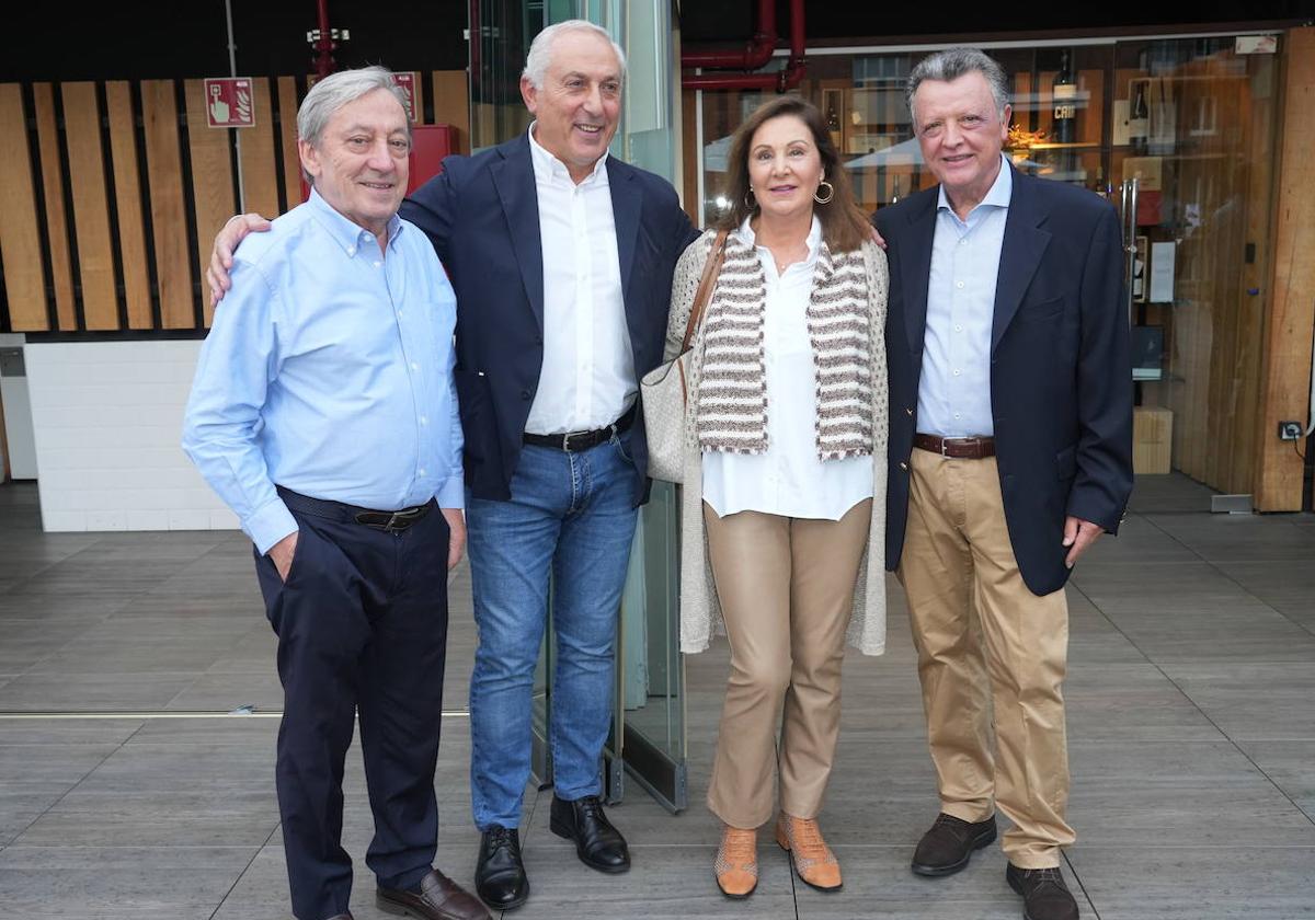 Alberto Ortiz de Zárate, Juan Luis Cañas, Rosario Ruiz y Emilio Titos.