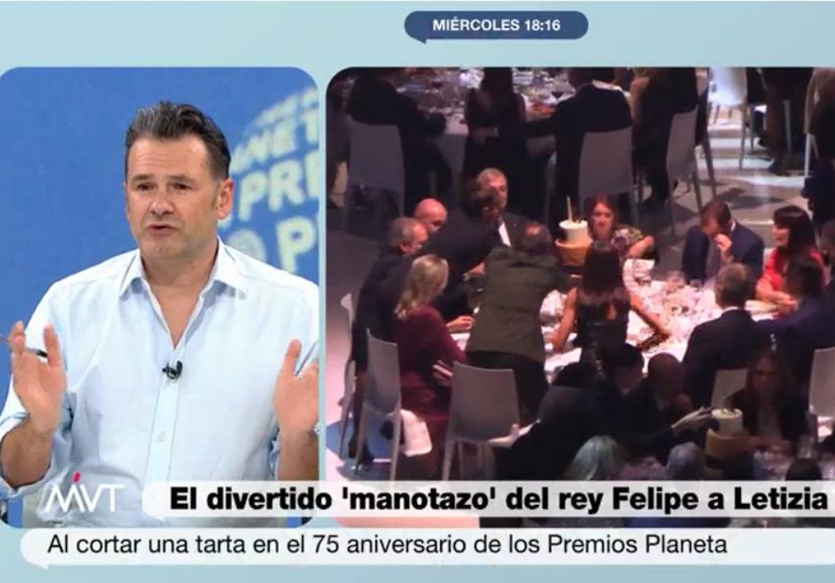 Iñaki López reacciona al 'manotazo' de Felipe VI a Letizia: «Yo lo hago y me llevo la paleta de la tarta clavada en el pecho»