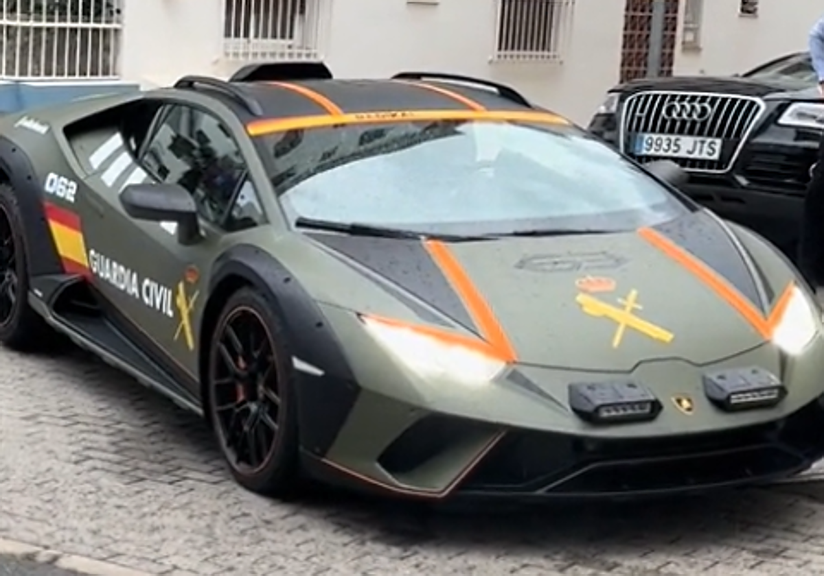 Lo que hay detrás del Lamborghini de la Guardia Civil