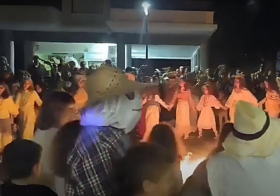 Celebración de la pasada edición de la Gau Baltza en Gorliz.