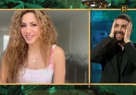 Shakira manda un mensaje a Broncano y éste se lleva las manos a la cabeza