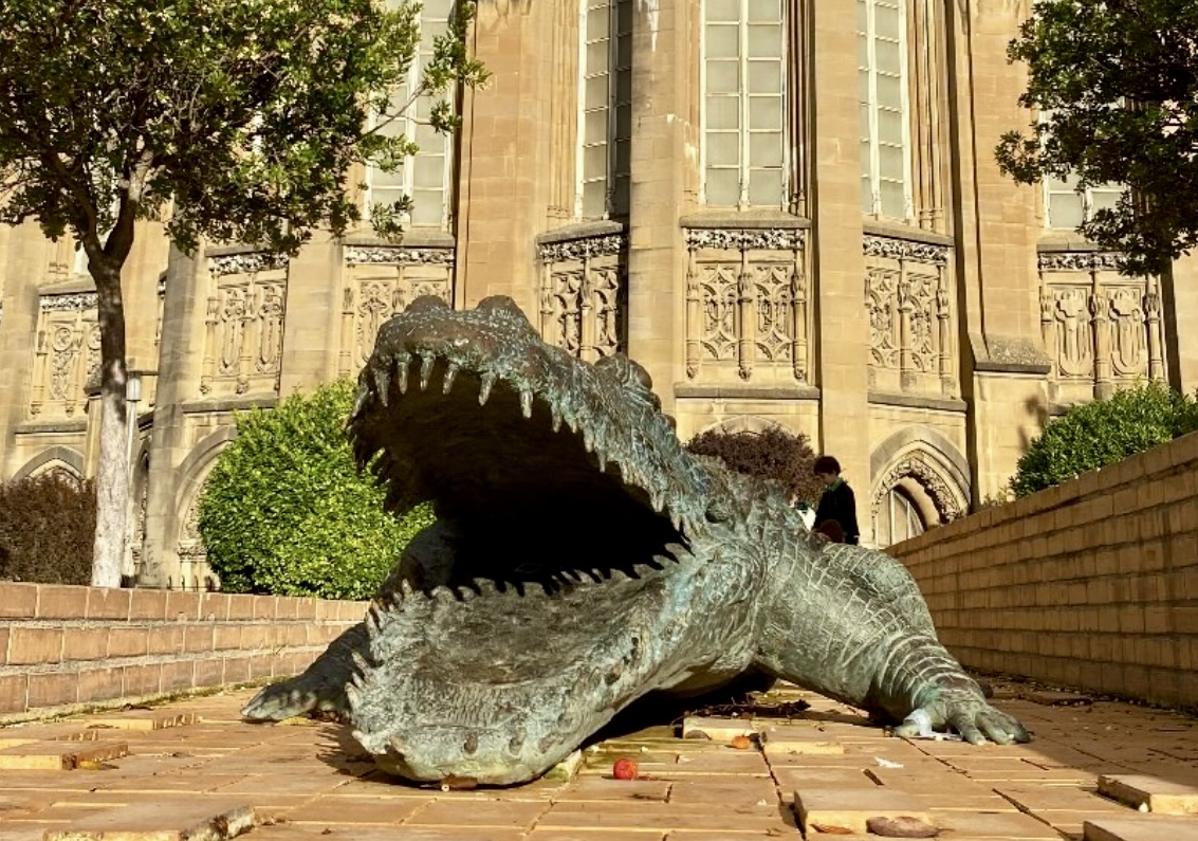 Imagen principal - Los jardines de la Catedral Nueva, el mural 'El triunfo de Vitoria' y los pintxos del Kea forman parte del álbum de fotos de la actriz.