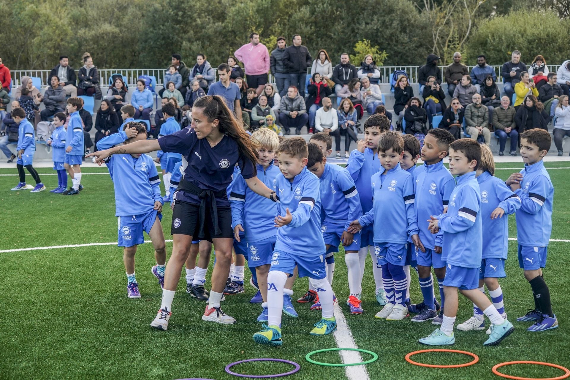 Todas las fotos del entrenamiento de la Escuela del Alavés