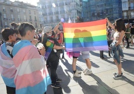 Manifestación del Orgullo en Vitoria.