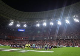 ültimo partido europeo en San Mamés, ante el AZ Alkmaar.