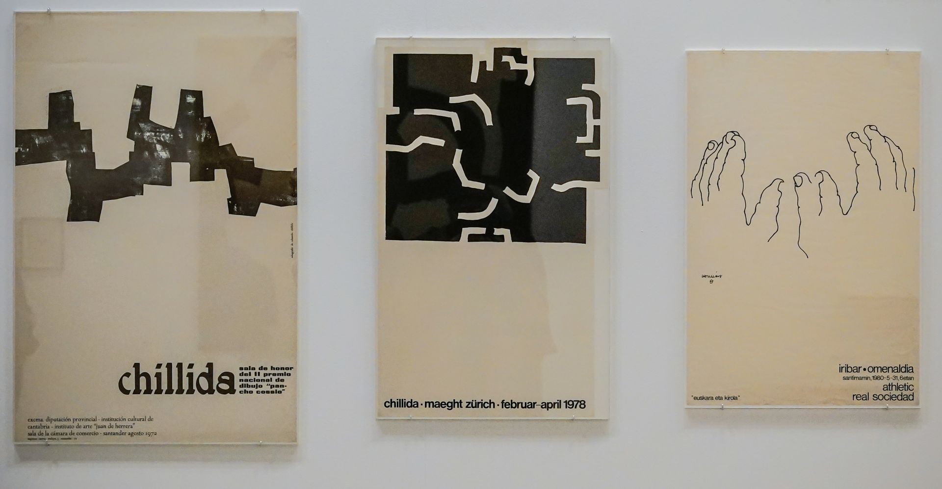 Los carteles más icónicos de Chillida en el Artium