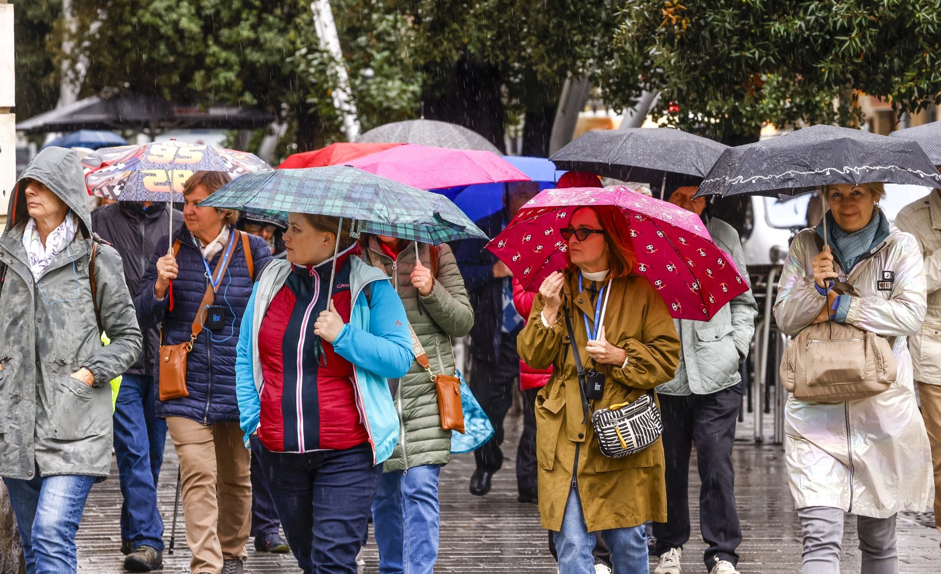 La lluvia y el frío llegan a Vitoria