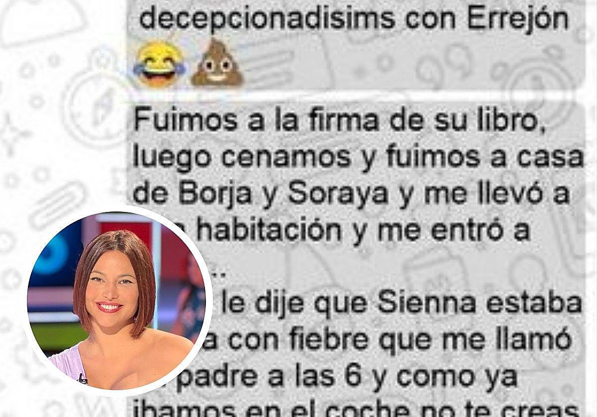 Los whatsapps de Elisa Mouliaá con una amiga tras la supuesta agresión de Errejón: «Siguió intentándolo y le paré otra vez los pies»