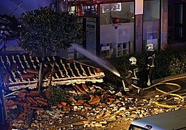 Las imágenes de la explosión y el incendio