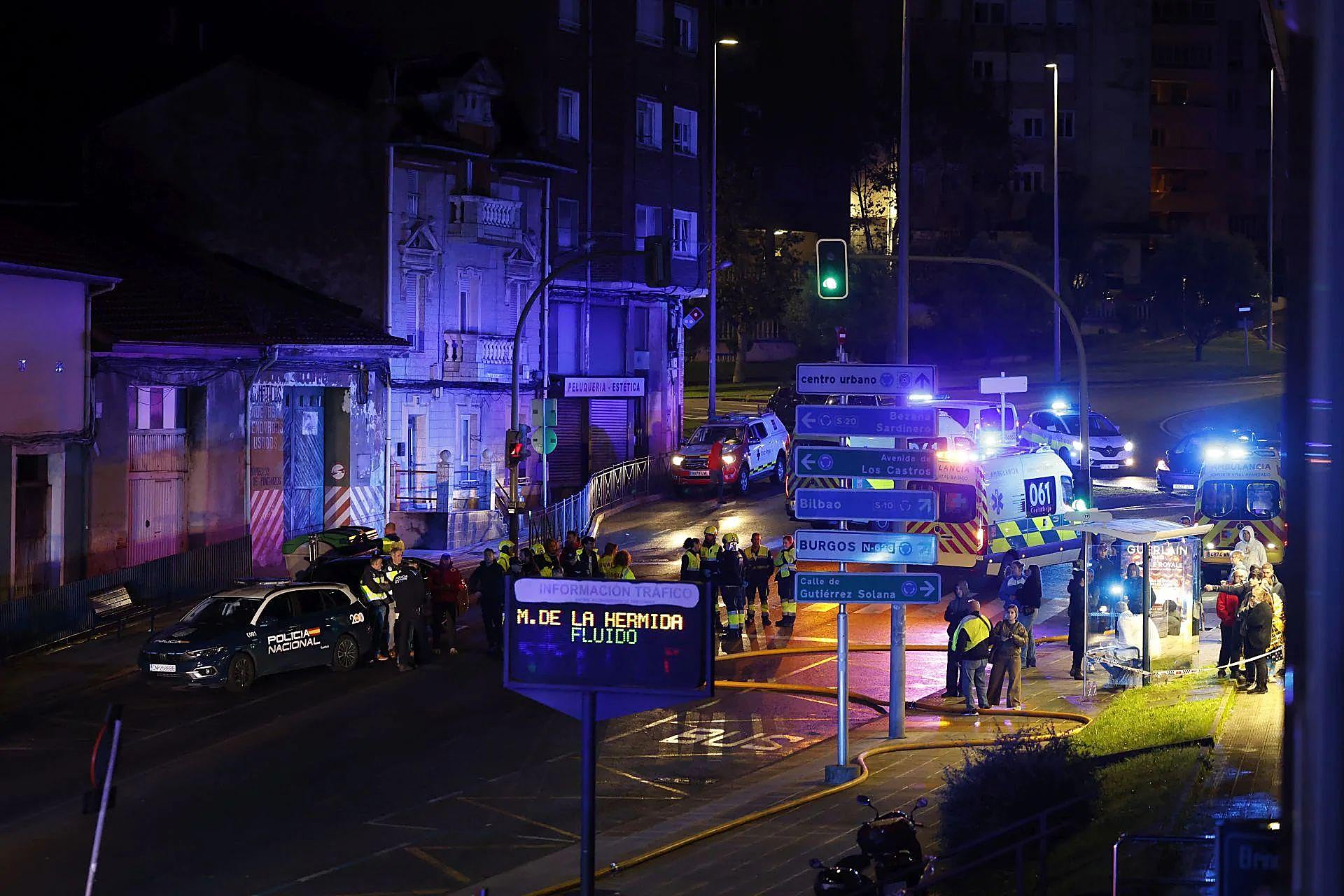 Las imágenes de la explosión y el incendio