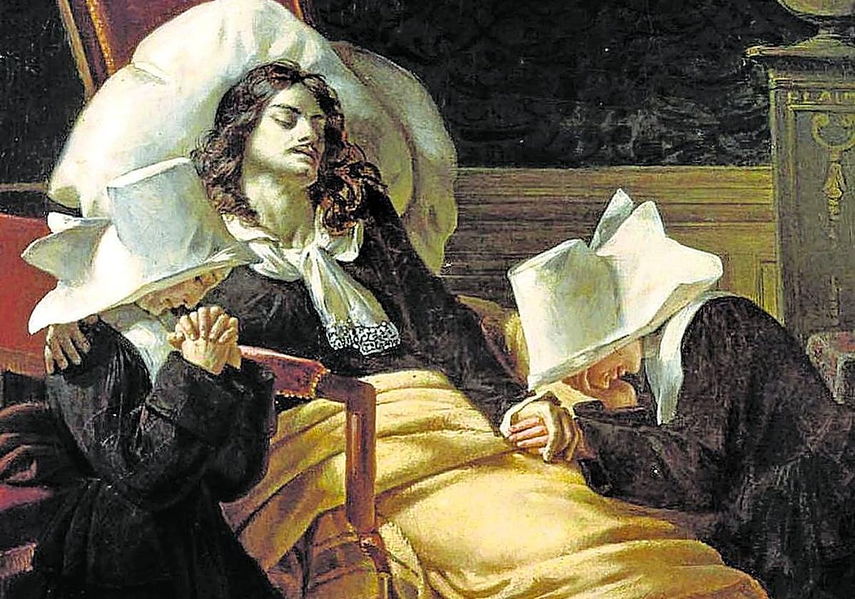 'La muerte de Moliére' (1806), de Pierre Antoine Augustine Vafflard.