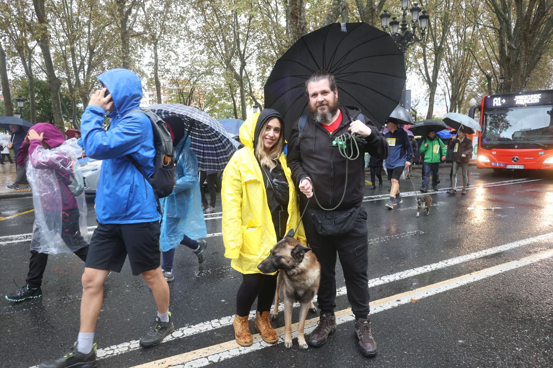 La subida a Artxanda, en imágenes