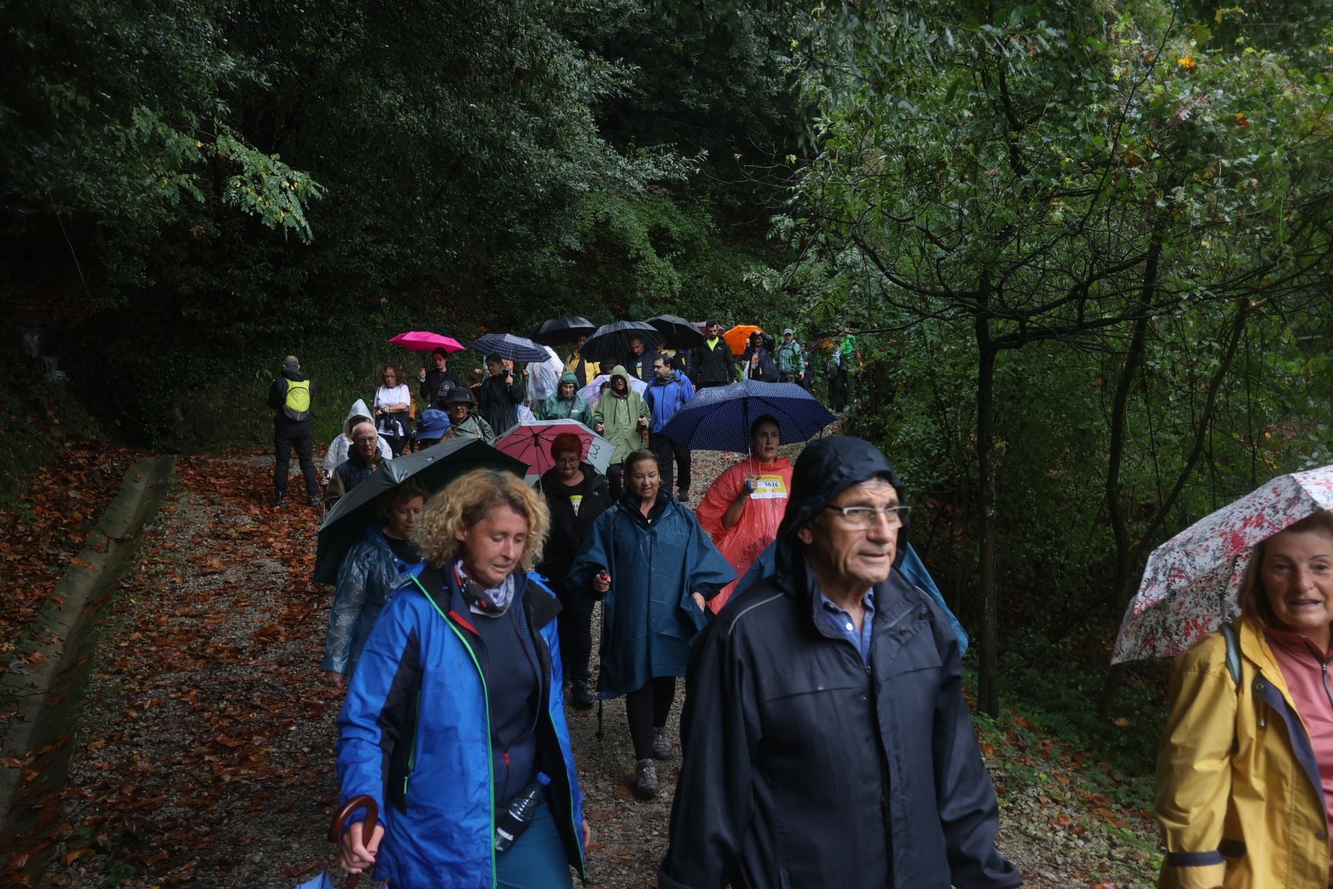 La subida a Artxanda, en imágenes