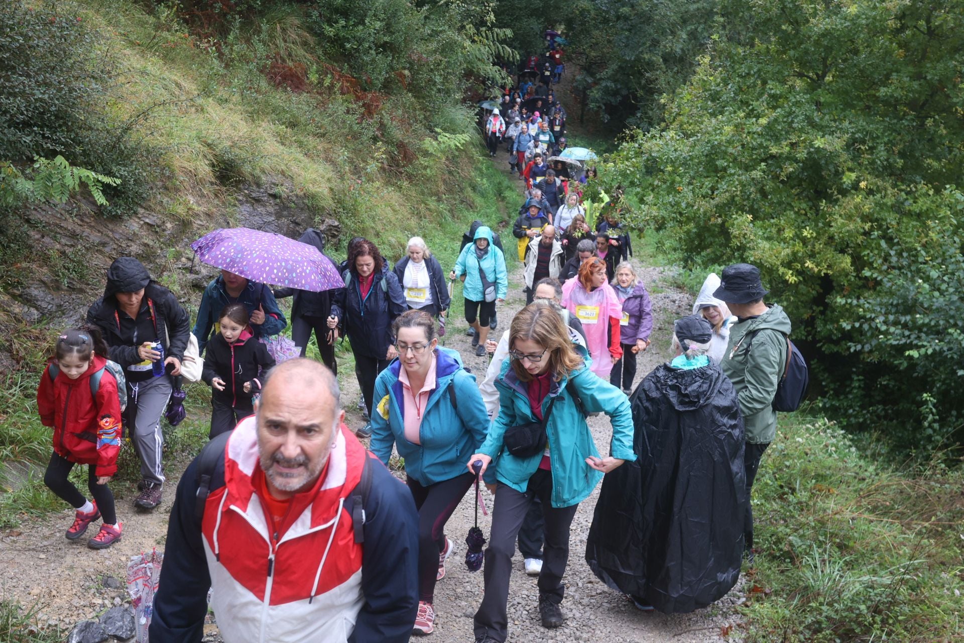 La subida a Artxanda, en imágenes