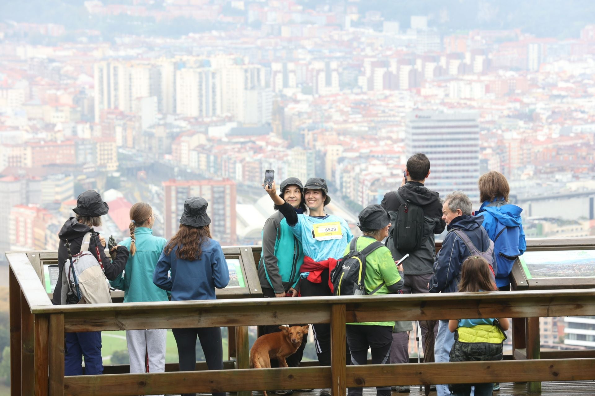 La subida a Artxanda, en imágenes