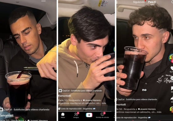 Un malagueño da kalimotxo a tres argentinos y este es su veredicto: «Mejor el tinto de verano»