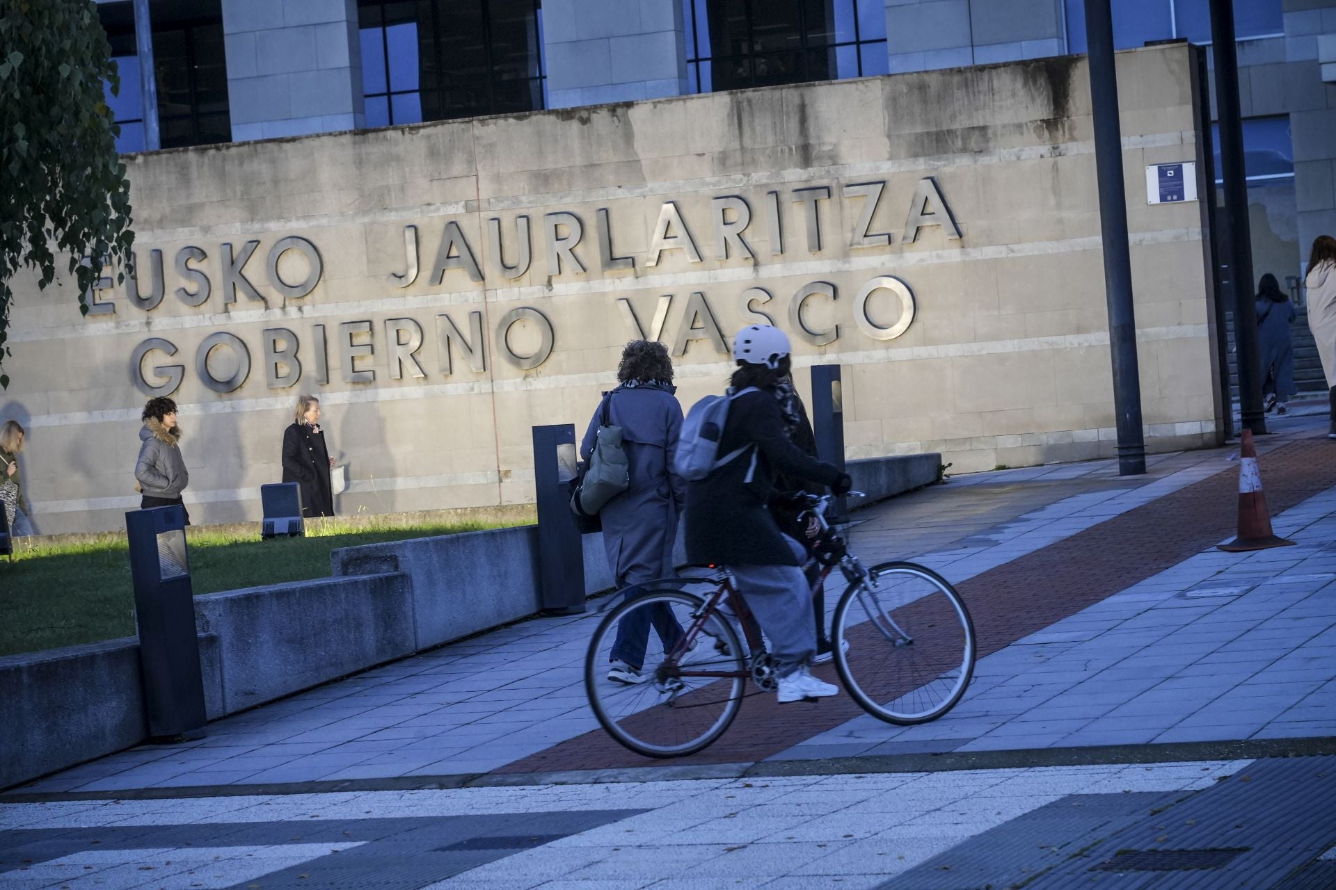 La huelga del transporte de viajeros en Álava, en imágenes