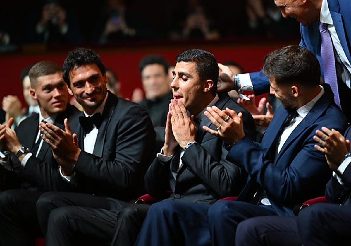 Rodri, emocionado, al conocer que era el nuevo Balón de Oro.