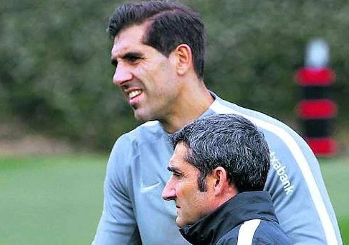 El cariñoso gesto de Valverde a Iraizoz tras ganar la Copa en la Cartuja: «Se me caía el alma al suelo»