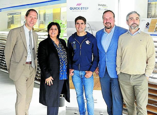 Iván García Milla, Nagore Rojo, Mikel Landa, Zigor Aurrekoetxea y Javier Rodrigo.