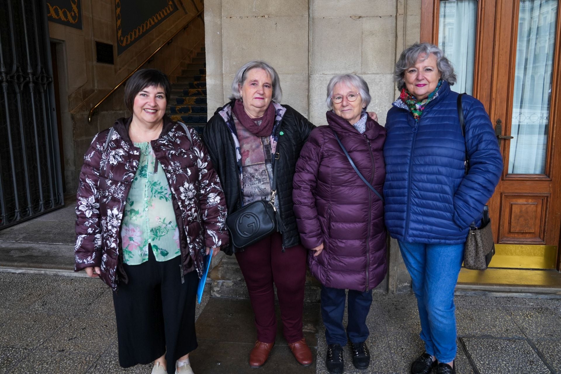 Conchi Díez, María Teresa Bañares, Montserrat Carranza y Juana María Martín Sánchez.