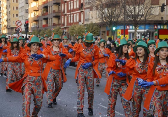 Un momento del desfile de este año