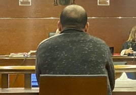 El condenado, en el juicio.