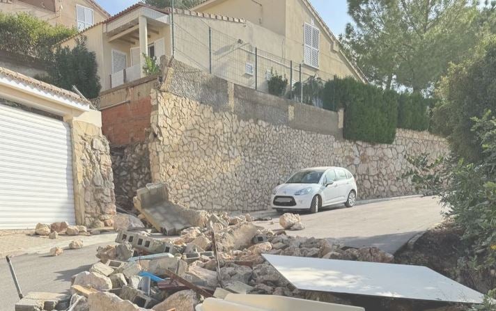 Imagen de la urbanización de Calicanto, devastada por la DANA.