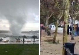 La DANA llega a Huelva: un tornado en Isla Cristina hace volar una lancha y la arrastra hasta el paseo marítimo