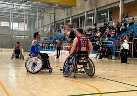 Zuzenak durante un partido disputado en casa la pasada temporada.