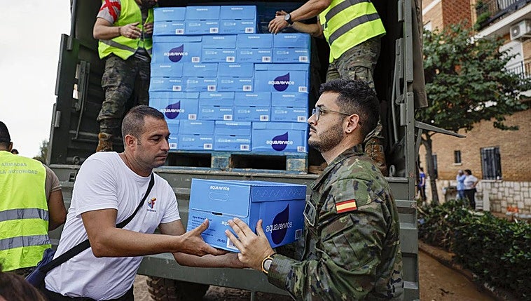 «Por fin ha llegado el Ejército para ayudarnos»