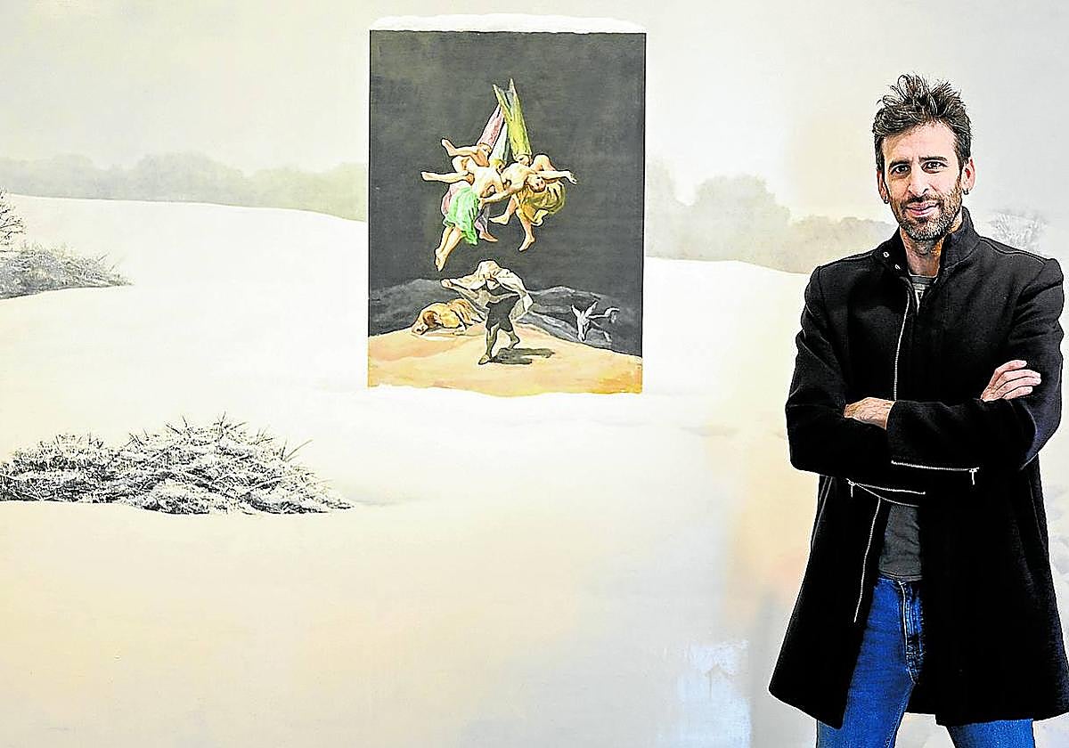 García Herrera, en la galería Aurora Vigil-Escalera de Gijón, que acoge su exposición más reciente.