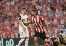 Una imagen del último partido entre el Athletic y el Valencia.