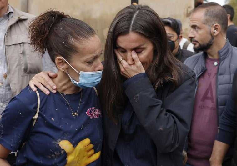 Las lágrimas de la Reina Letizia en Paiporta.