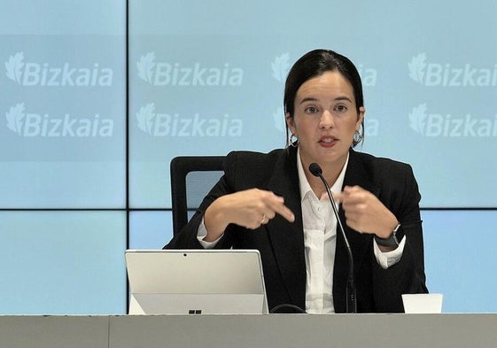 Itxaso Berrojalbiz, diputada de Hacienda de Bizkia.