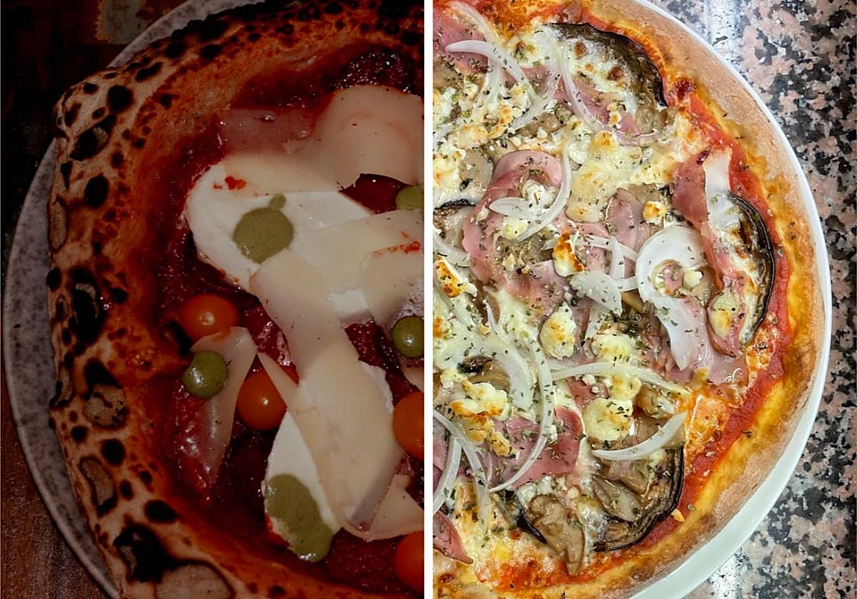 Las dos pizzas vitorianas que aspiran a coronarse como la mejor de España