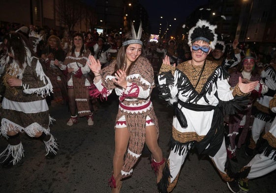 Desfile del multitudinario Carnaval de 2024.