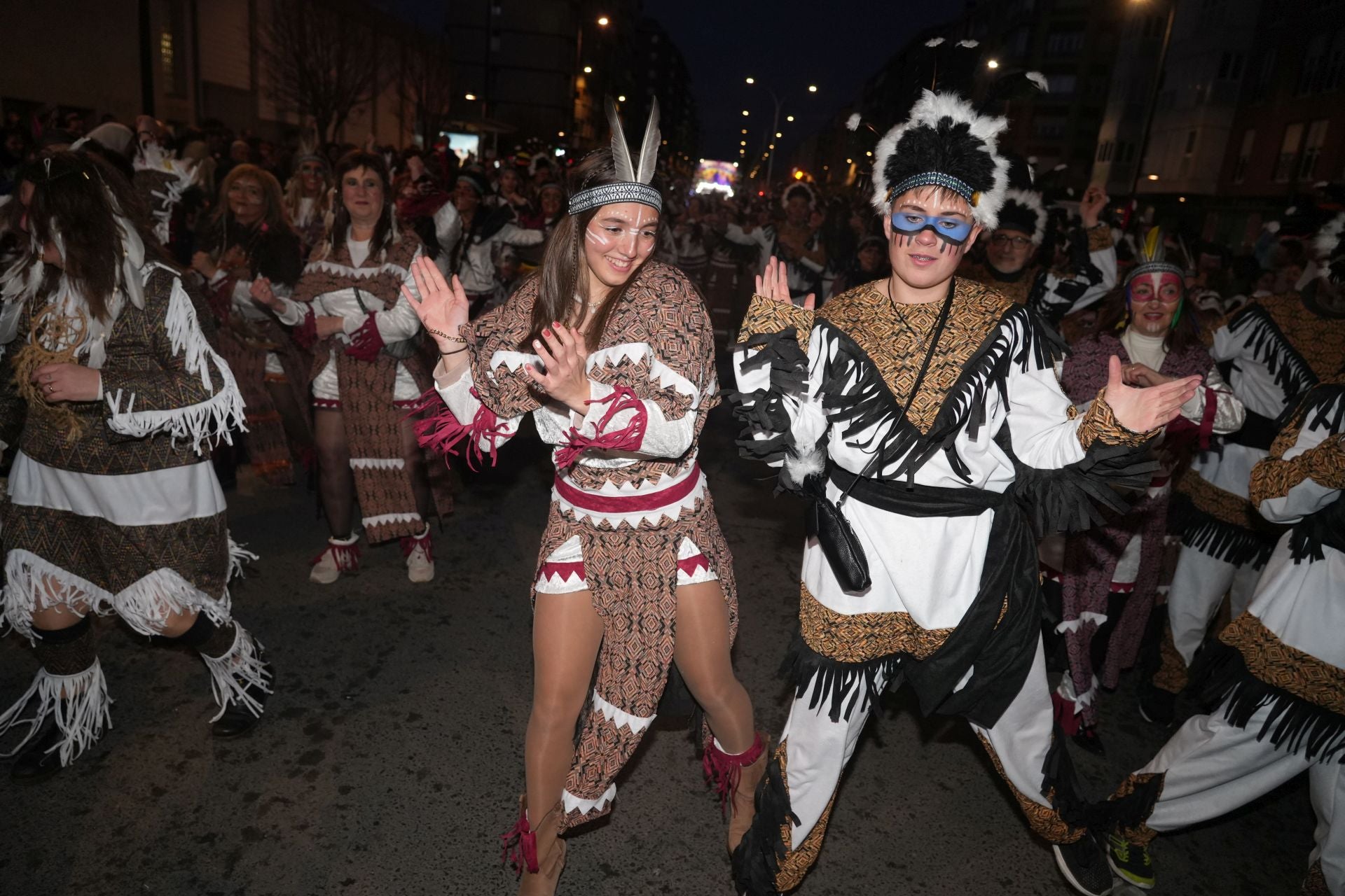 Desfile del multitudinario Carnaval de 2024.