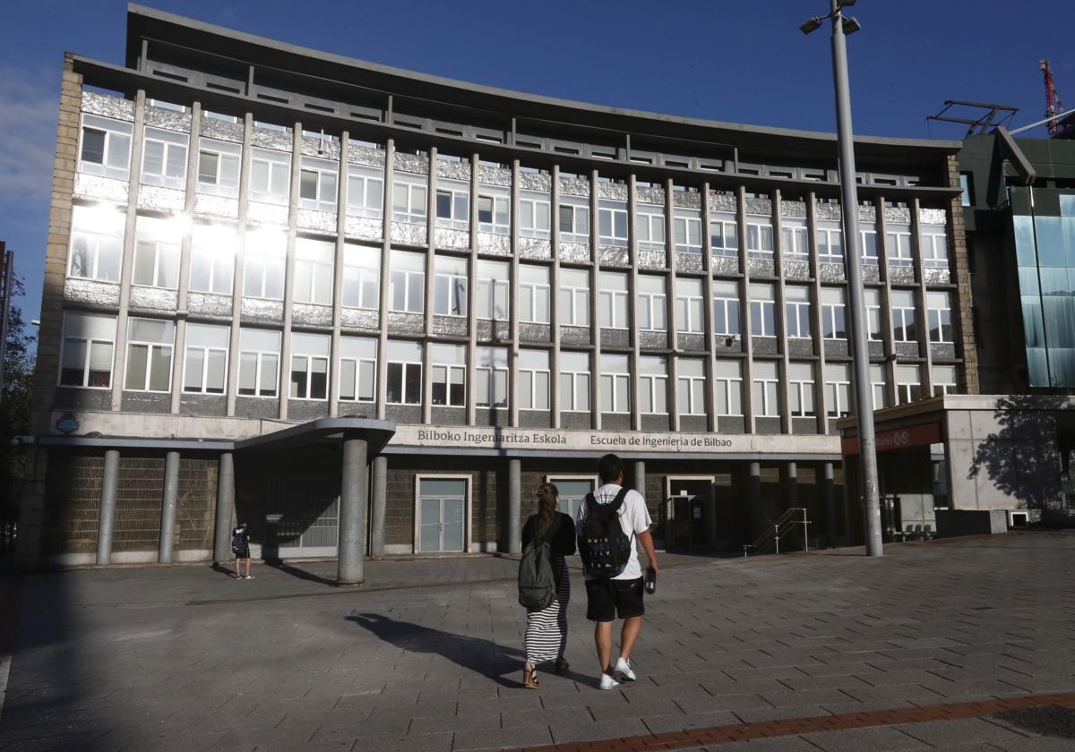 Vista de la Escuela de Ingeniería de Bilbao.