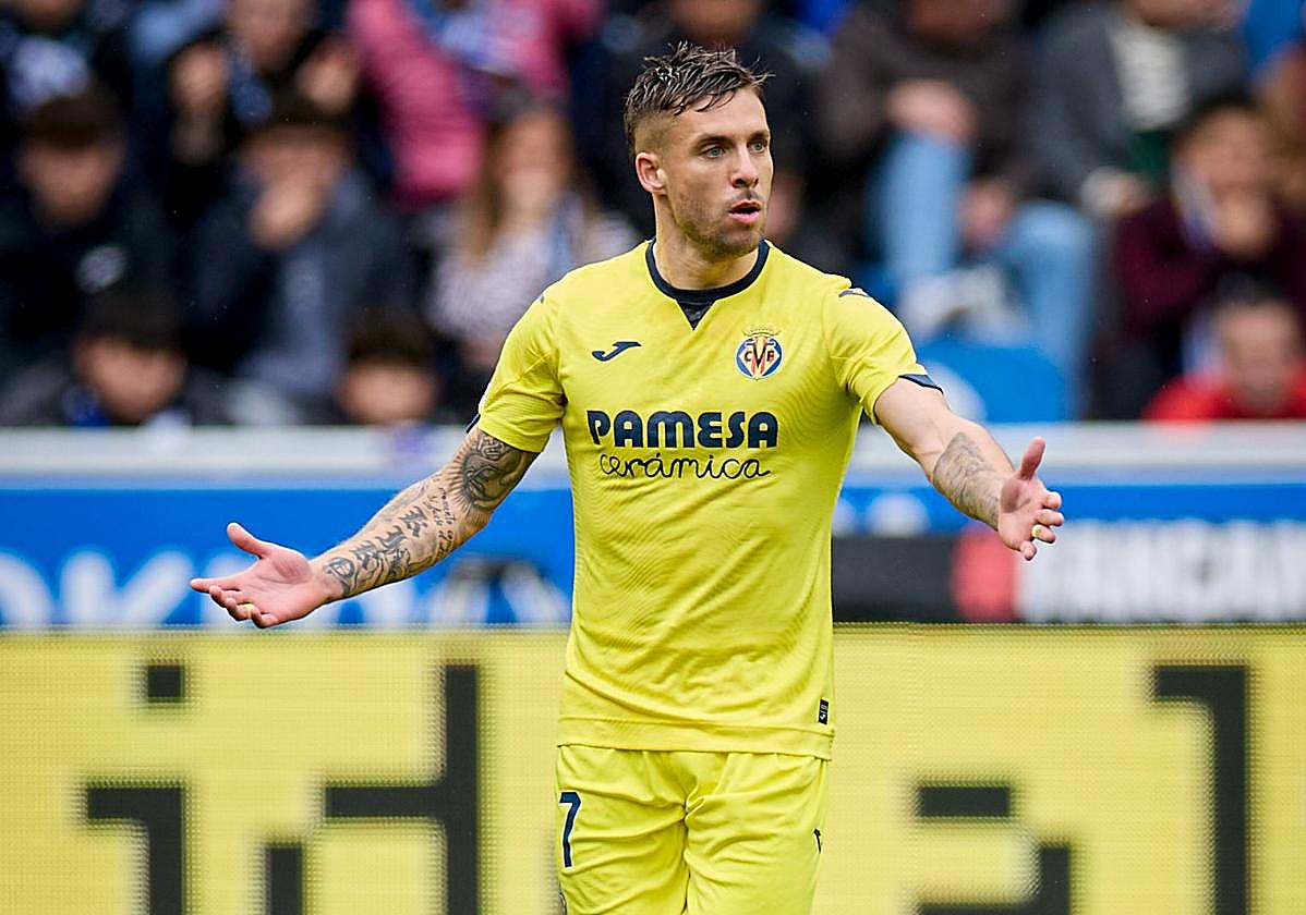 Kiko Femenía, durante el Alavés-Villarreal de la pasada temporada.