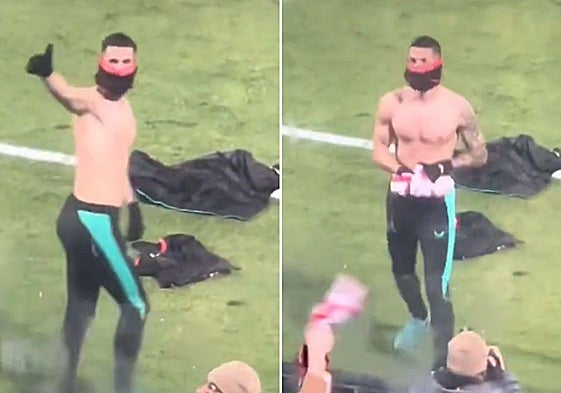 El Sancet más athleticzale: de animar en el banquillo a regalar su camiseta a la afición en Bulgaria