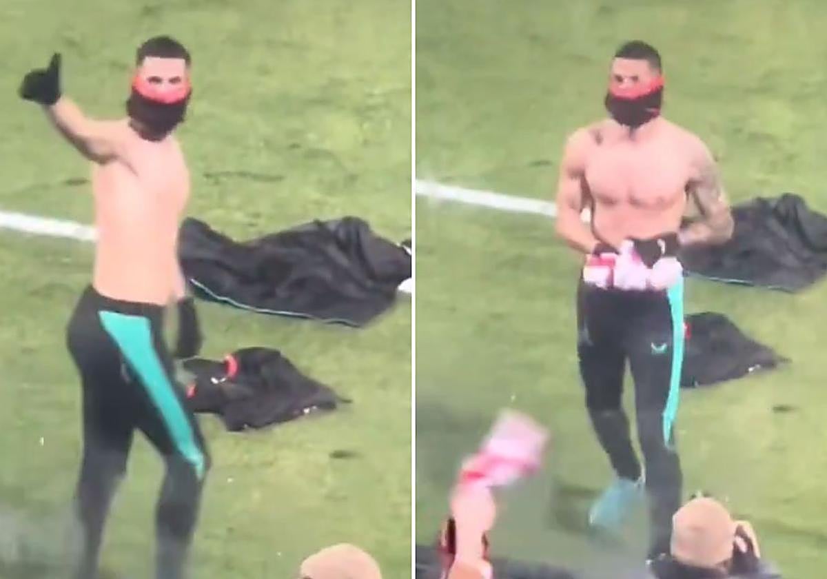 El Sancet más athleticzale: de animar en el banquillo a regalar su camiseta a la afición en Bulgaria