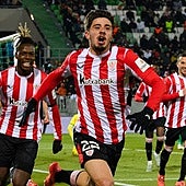 Serrano se reivindica en Europa con un gol para una remontada relámpago: «Es un premio y quiero más»